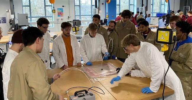 Students at workbench